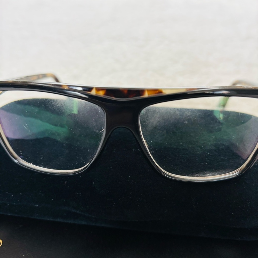 Gucci GG3545 Black/Tortoise Unisex Eyeglasses Frame Only w/ Case/Dustbag - Picture 15 of 16